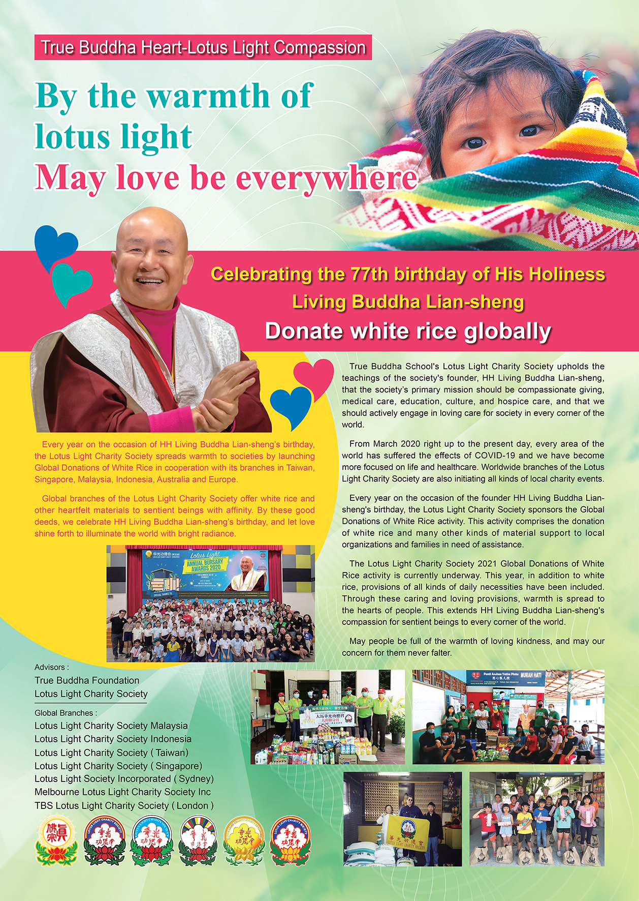 True Buddha Heart - Lotus Light Compassion